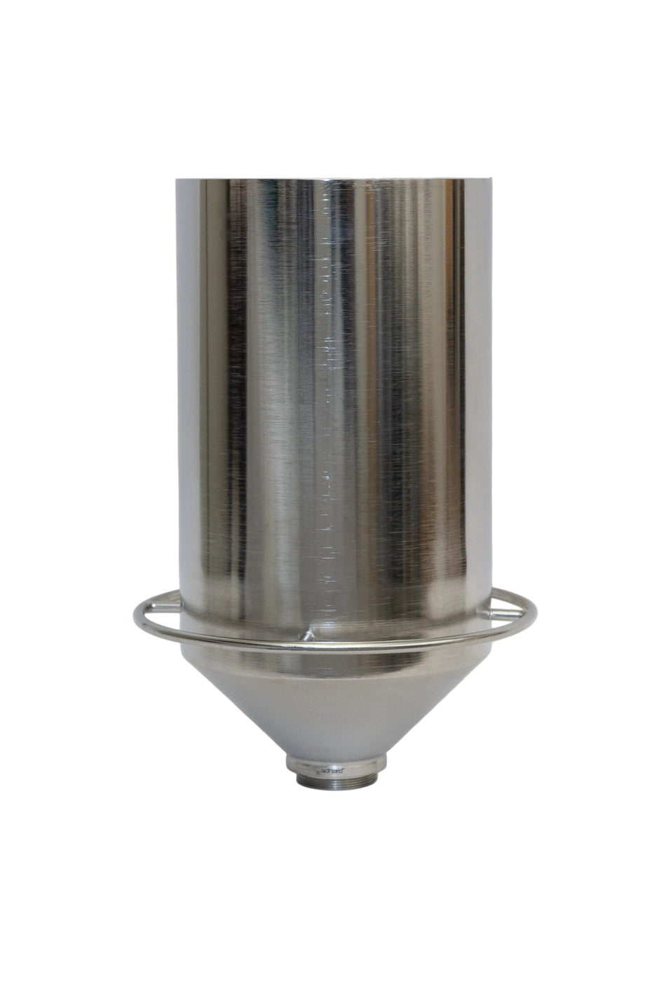 FS-2447 - Hopper-18 Qt.-St/St-30° Neck-Threaded Adaptor