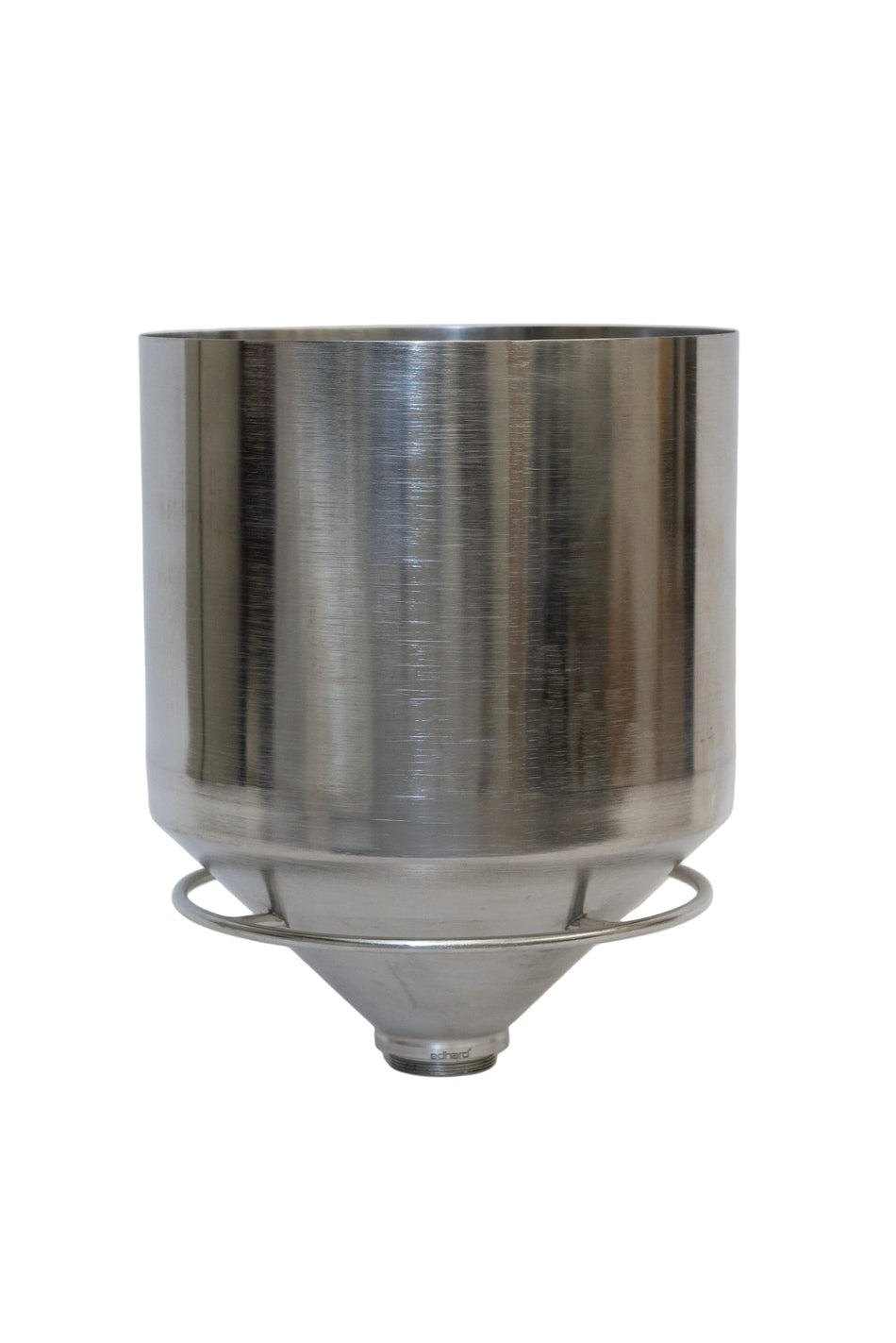 FS-2748 - Hopper-36 Qt.-St. Steel -45° Neck- Threaded Adaptor