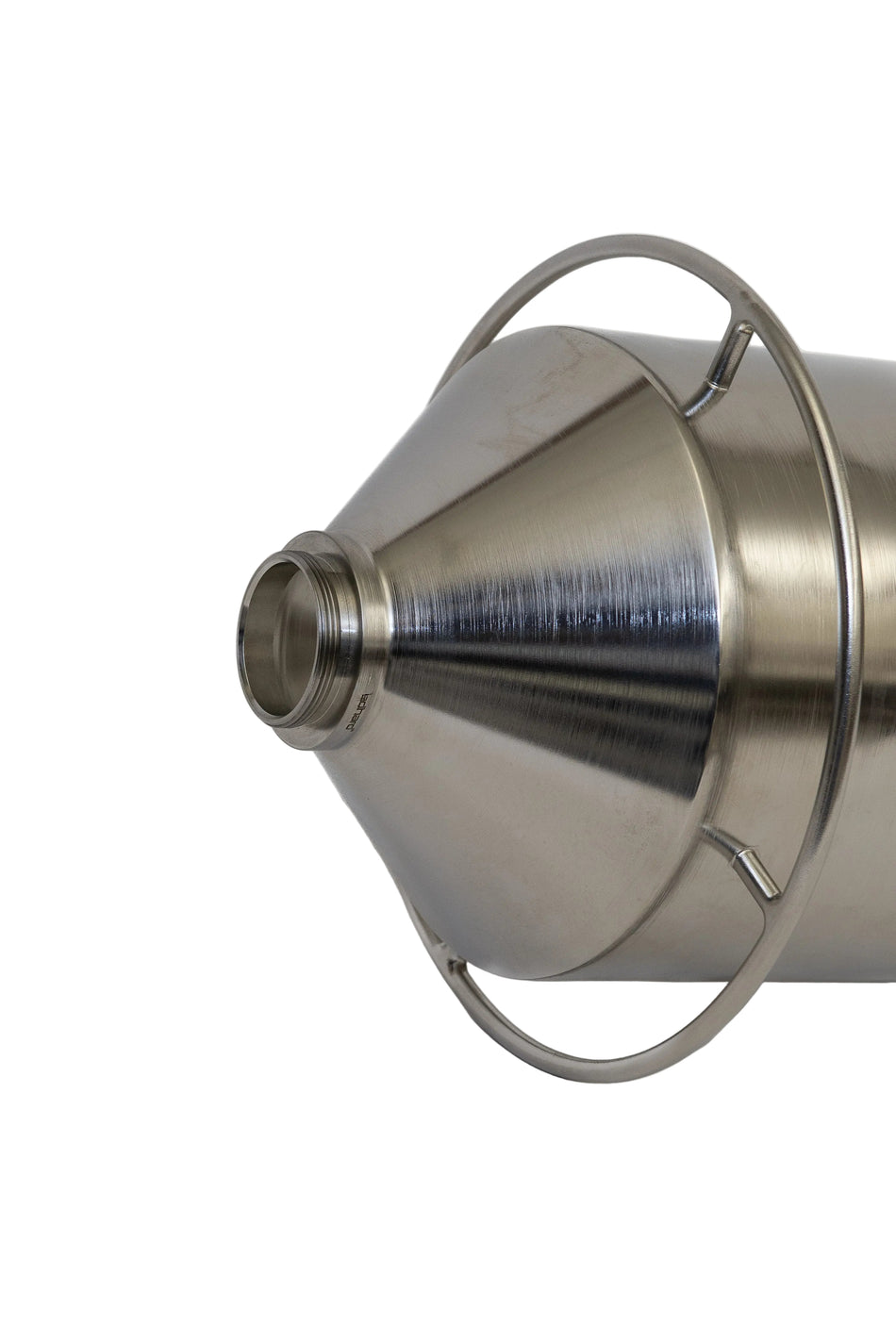 FS-2447 - Hopper-18 Qt.-St/St-30° Neck-Threaded Adaptor