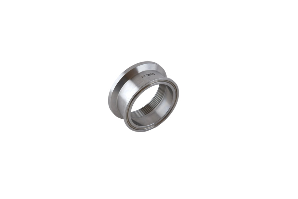 FT-3698 - Adaptor-Hopper - 2.5" Sanitary Fitting to Female Threads Assembly